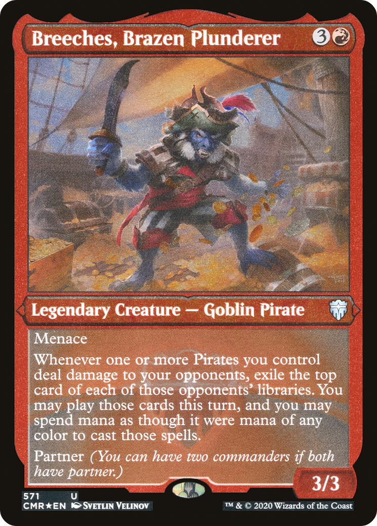Pantalons, pilleur effronté (gravé) [Commander Legends] 