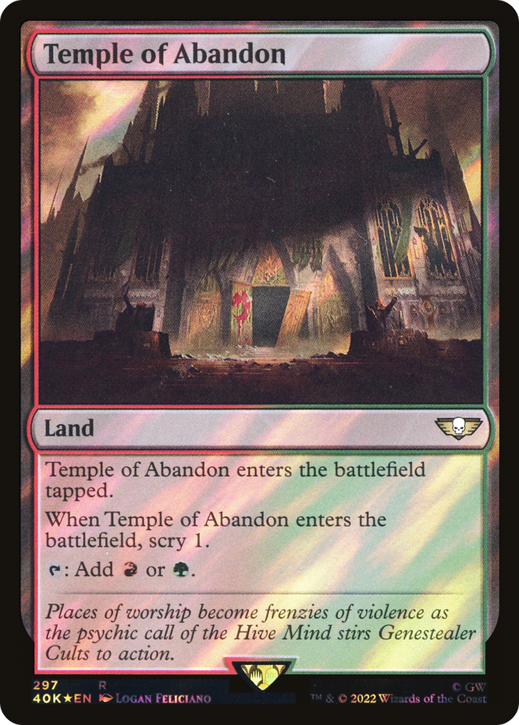 Temple de l'Abandon (Surge Foil) [Warhammer 40,000] 