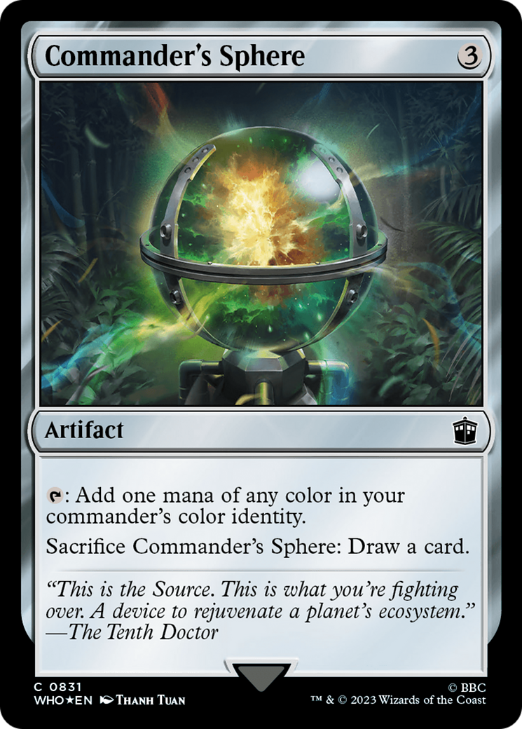 Sphère du commandant (Surge Foil) [Doctor Who] 