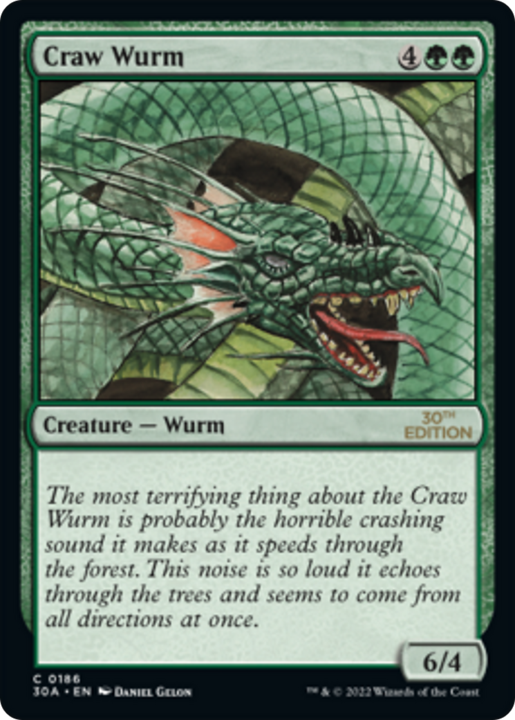 Craw Wurm [Édition 30e anniversaire] 