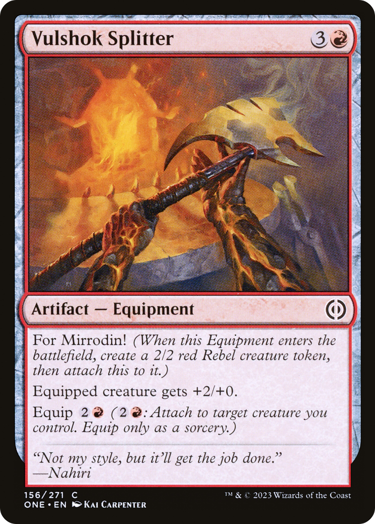 Vulshok Splitter [Phyrexia : Tous seront un] 