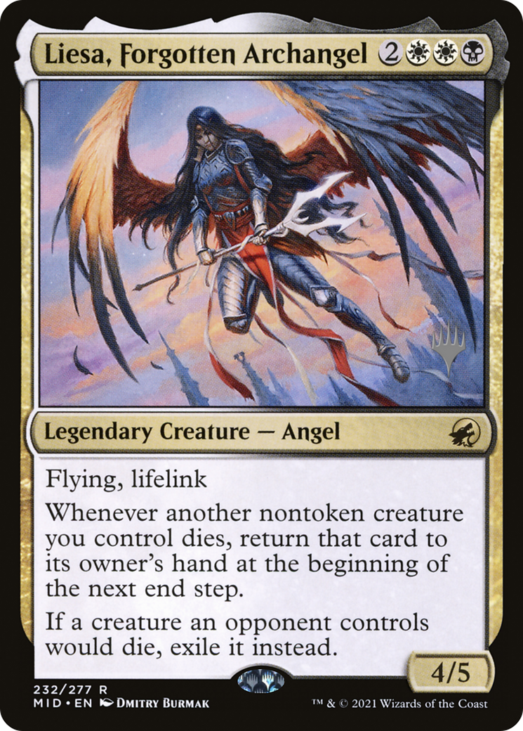 Liesa, Archange Oublié (Pack Promo) [Innistrad : Promos de Chasse de Minuit] 