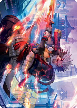 Isshin, Two Heavens as One 2 Art Card [Kamigawa : Série d'art Neon Dynasty] 