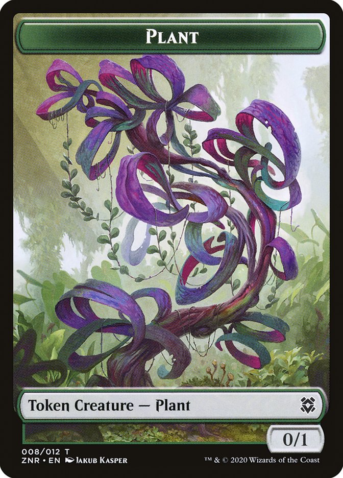 Chat // Jeton double face végétal [Zendikar Rising Tokens] 
