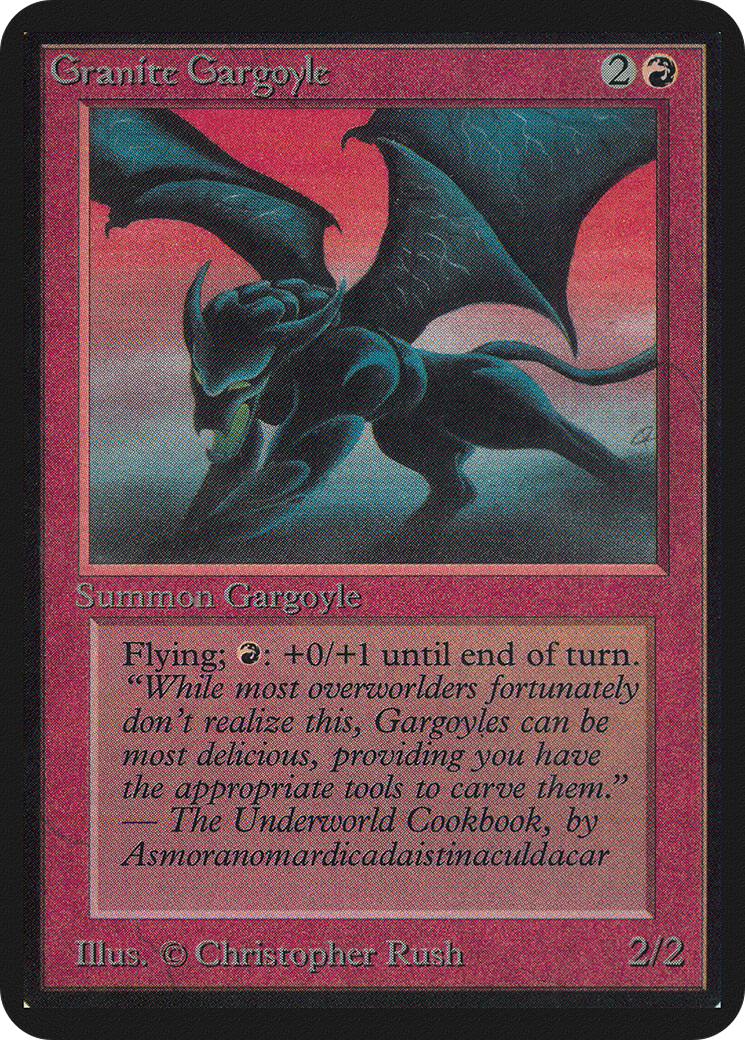 Granite Gargoyle (LEA-) - Limited Edition Alpha