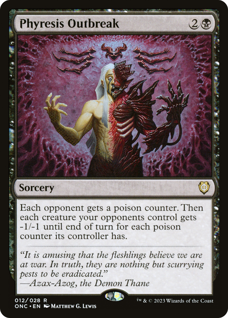 Épidémie de Phyresis [Phyrexia : Tous seront un seul commandant] 