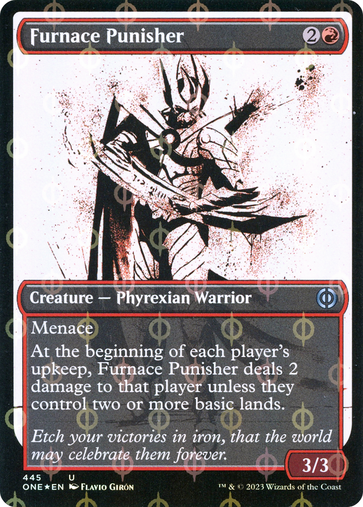 Furnace Punisher (Showcase Ichor Step-and-Compleat Foil) [Phyrexia : Tous seront un] 