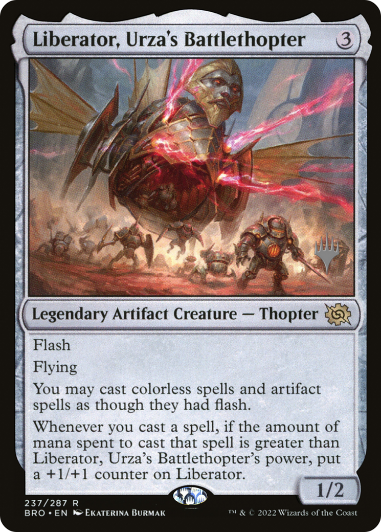 Liberator, Urza's Battlethopter (PPBRO-237P) - The Brothers' War Promos