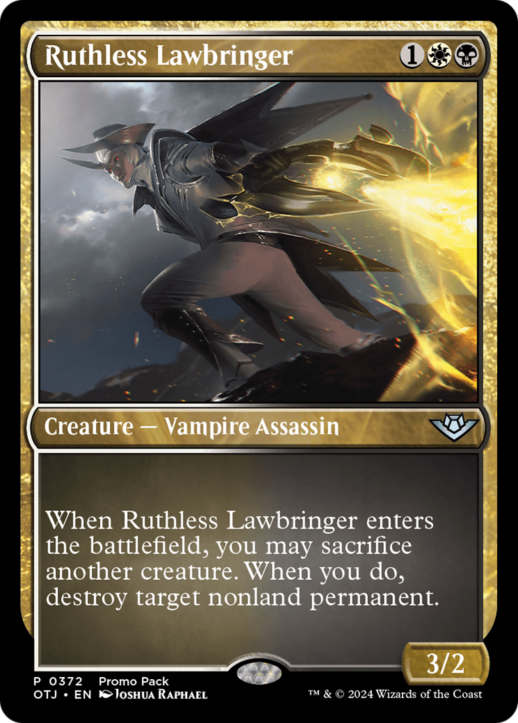 Ruthless Lawbringer (Pack promotionnel) [Promotions des hors-la-loi de Thunder Junction] 