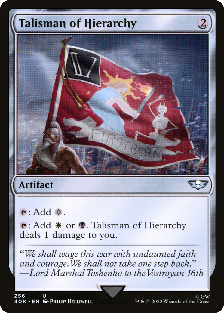 Talisman de la hiérarchie [Warhammer 40,000] 