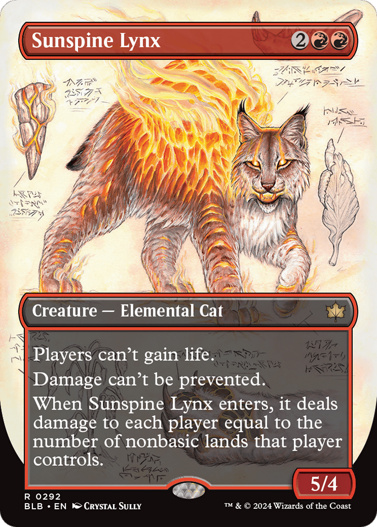 Lynx Sunspine (sans frontières) [Bloomburrow] 