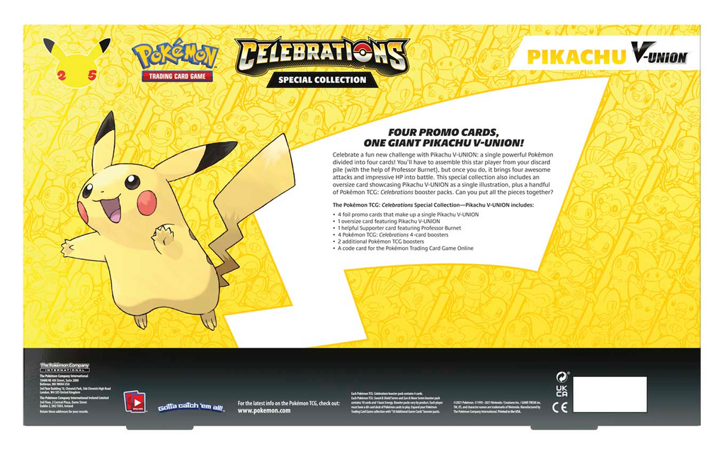 Celebrations: 25th Anniversary - Special Collection (Pikachu V-Union)