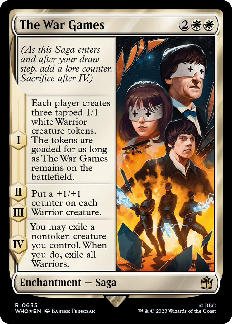 The War Games (WHO-635) - Doctor Who Foil