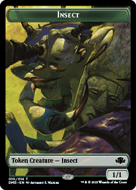 Insecte // Jeton double face Griffin [Jetons remasterisés Dominaria] 