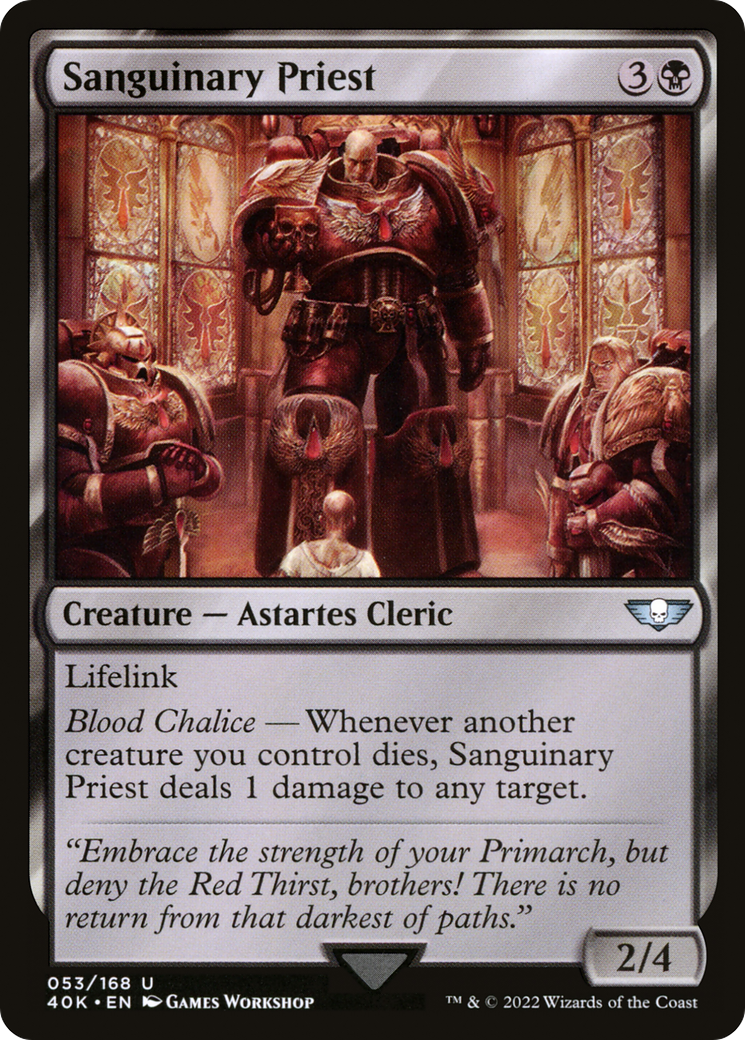 Prêtre Sanguinaire [Warhammer 40,000] 