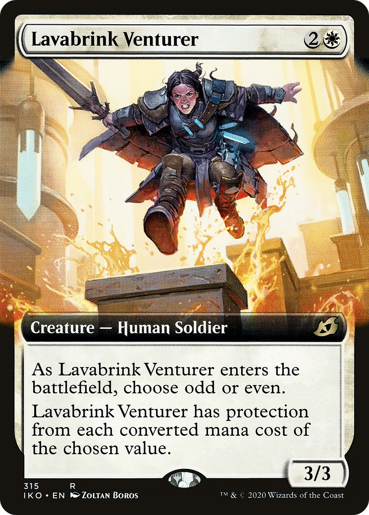 Lavabrink Venturer (Extended Art) [Ikoria : Lair of Behemoths] 