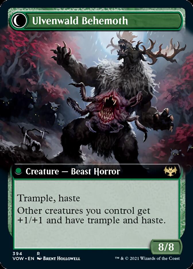Ulvenwald Oddity (Extended Art) (VOW-394) - Innistrad: Crimson Vow: (Extended Art, Double Faced Transform)