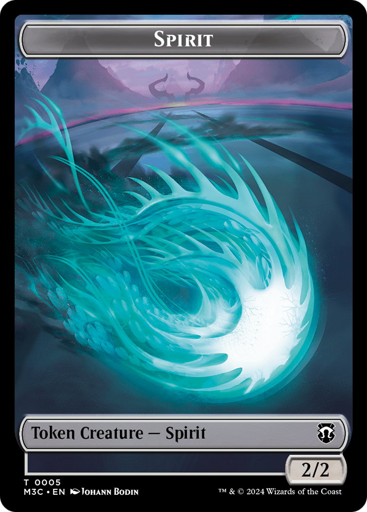 Eldrazi // Jeton spirituel double face [Jetons de commandant Modern Horizons 3] 