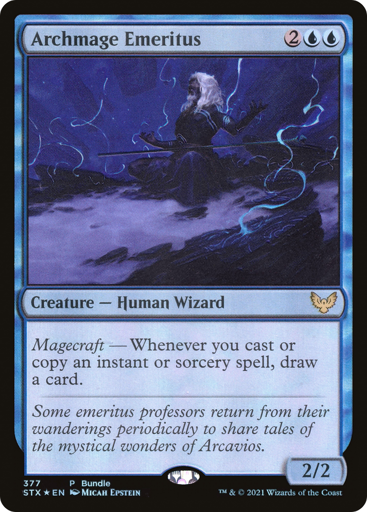 Archimage émérite (Bundle) [Strixhaven : Promos de l'École des Mages] 