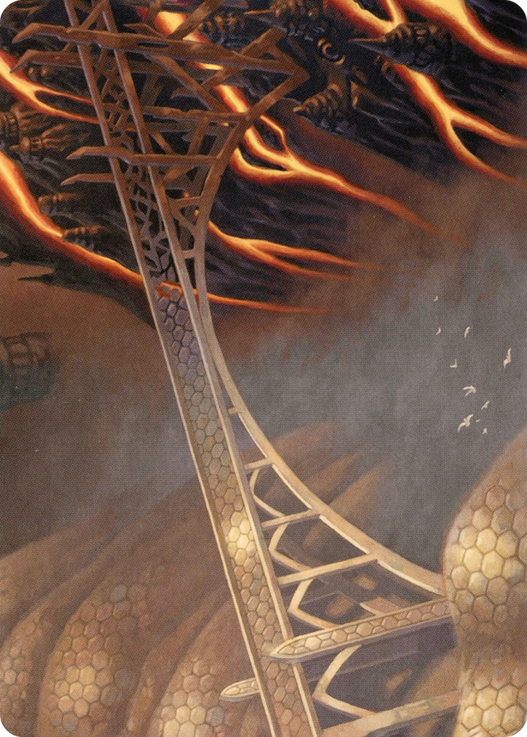 Rustvale Bridge // Rustvale Bridge (AMH2-077) - Modern Horizons 2 Art Series (Borderless) Foil