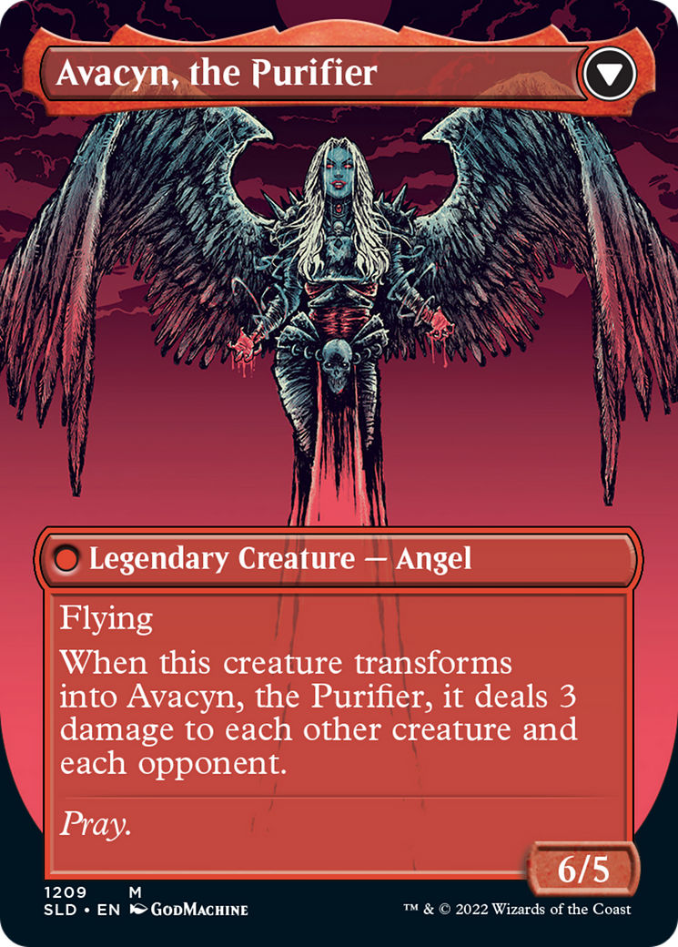 Archangel Avacyn (Display Commander) - Thick Stock (SLD-1209) - Secret Lair Drop