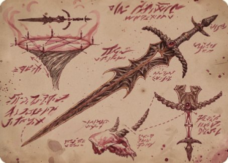 Carte d'art reforgée de Blackblade [Série d'art de guerre des frères] 