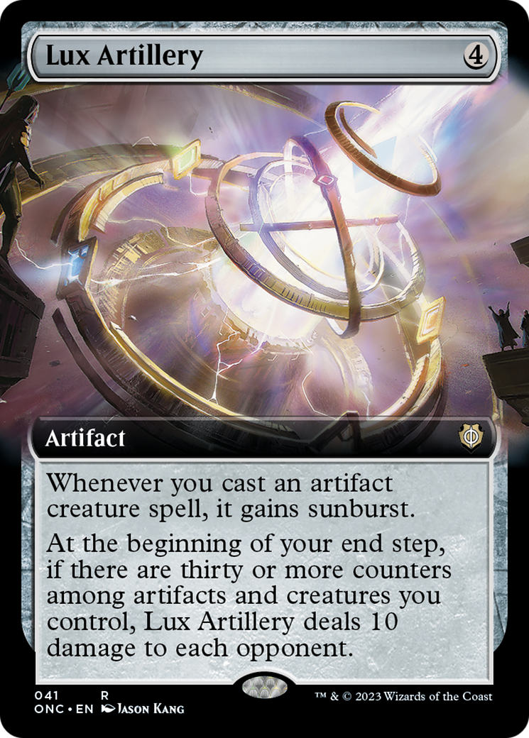 Lux Artillery (Extended Art) [Phyrexia : Tous seront un seul commandant] 