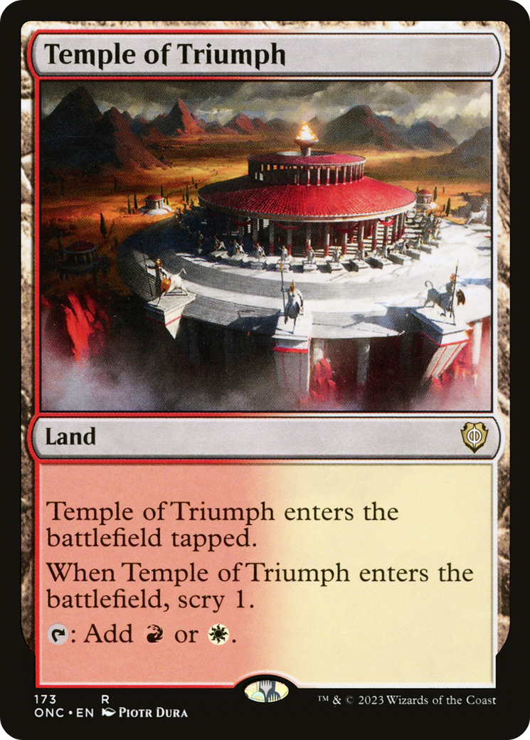 Temple du Triomphe [Phyrexia : Tous seront un seul commandant] 