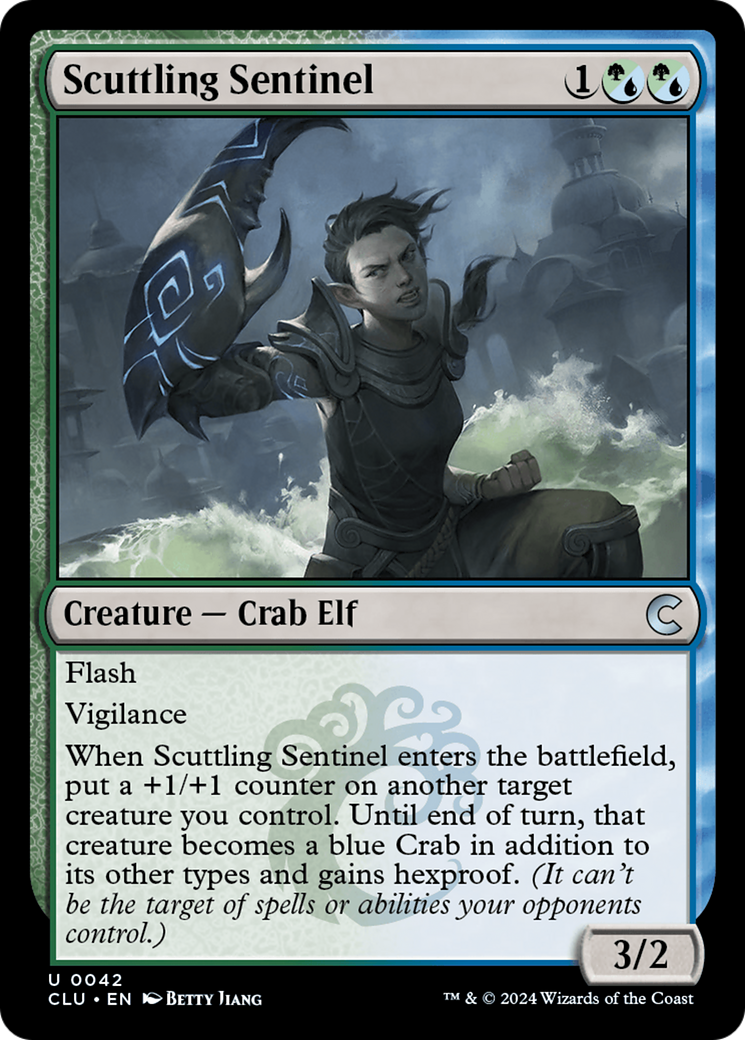 Scuttling Sentinel [Ravnica: Clue Edition] 
