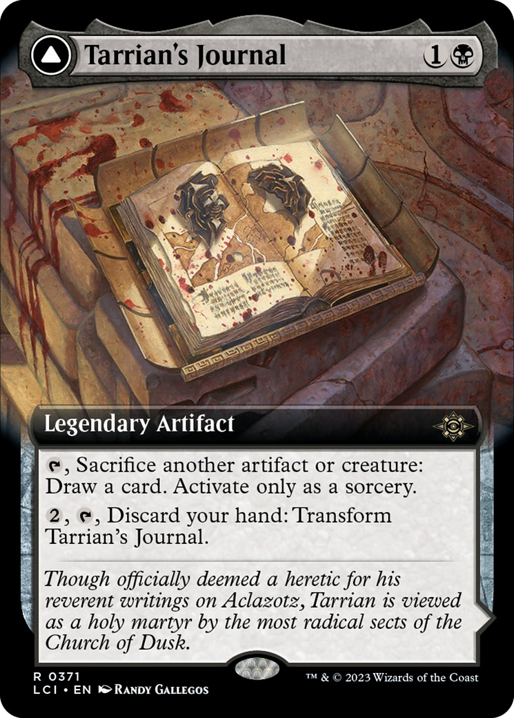 Journal de Tarrian // Le Tombeau d'Aclazotz (Art étendu) [Les Cavernes perdues d'Ixalan] 