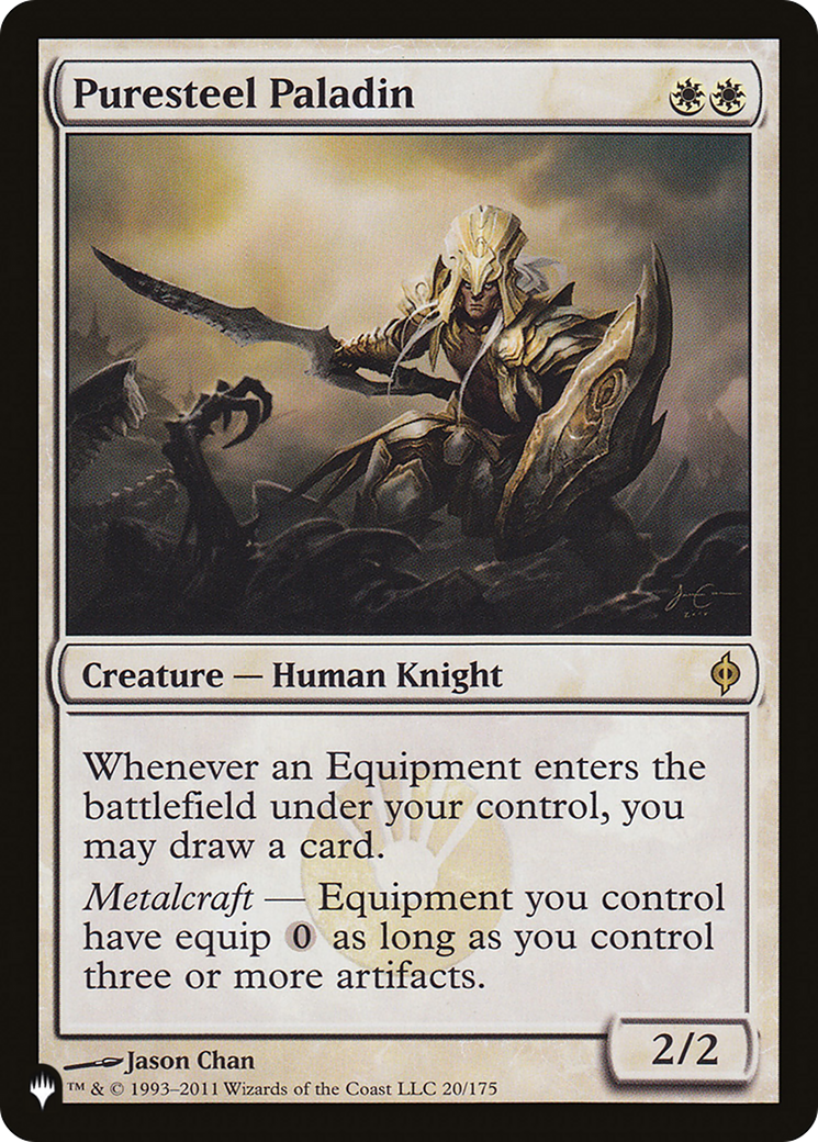 Paladin en acier pur [La liste] 