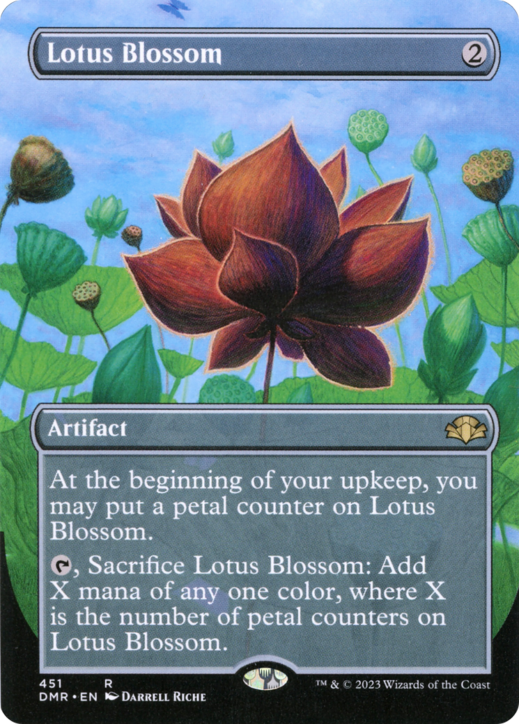 Fleur de Lotus (Art alternatif sans frontières) [Dominaria Remastered] 