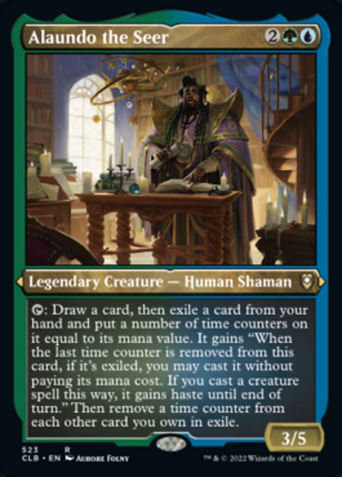 Alaundo le voyant (feuille gravée) [Commander Legends : Battle for Baldur's Gate] 