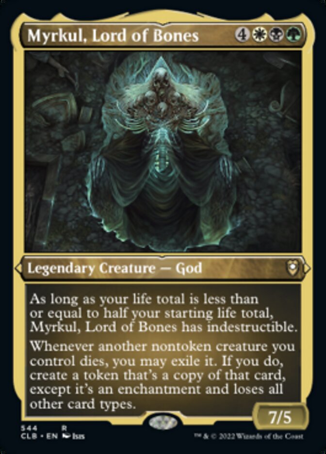 Myrkul, Seigneur des Os (Foil Etched) [Commander Legends: Battle for Baldur's Gate] 