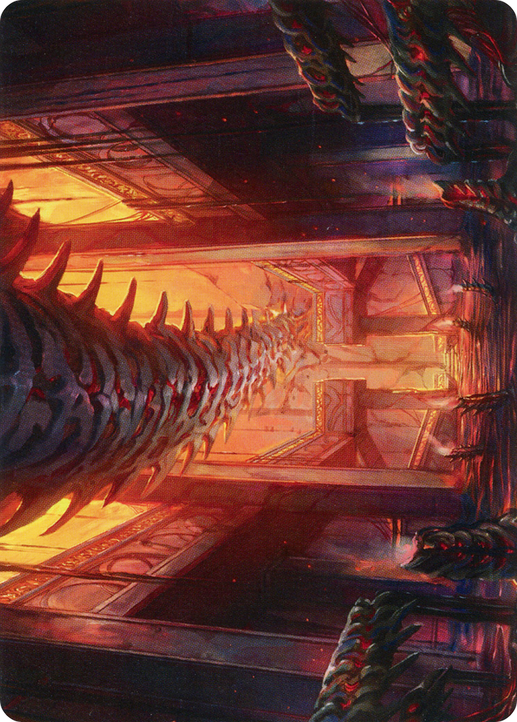 Carte artistique des grottes de Bloodfell [Série artistique March of the Machine] 