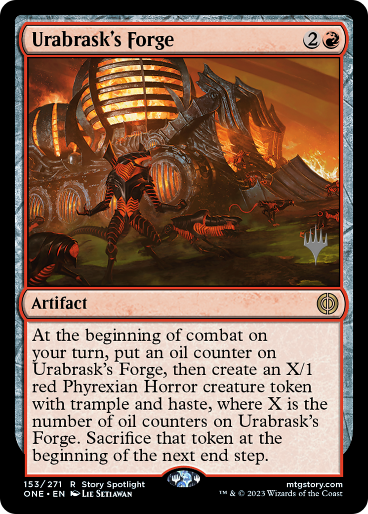 Forge d'Urabrask (Pack promotionnel) [Phyrexia : All Will Be One Promos] 