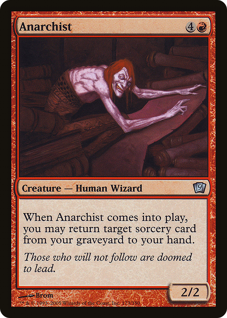 Anarchist (9ED-173★) - 9th Edition Foil