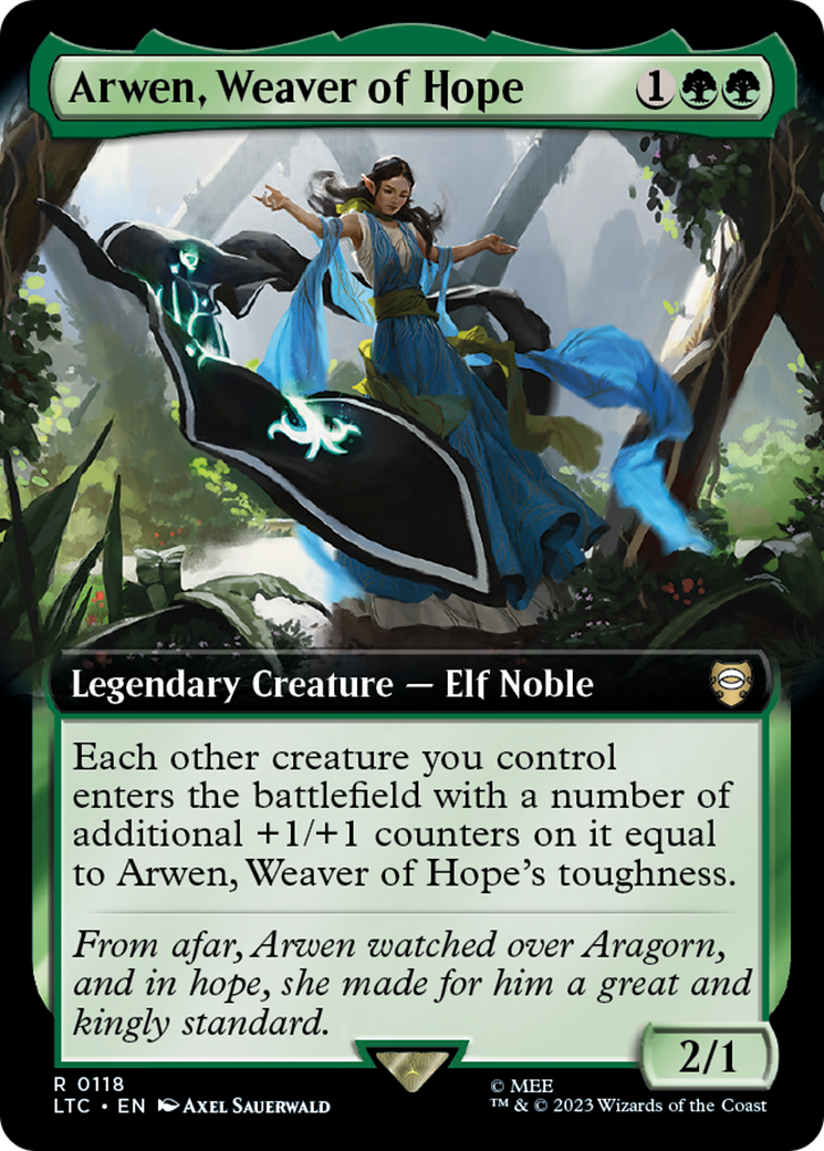 Arwen, tisserande d'espoir (art étendu) [Le Seigneur des Anneaux : Les Contes du Commandant de la Terre du Milieu] 