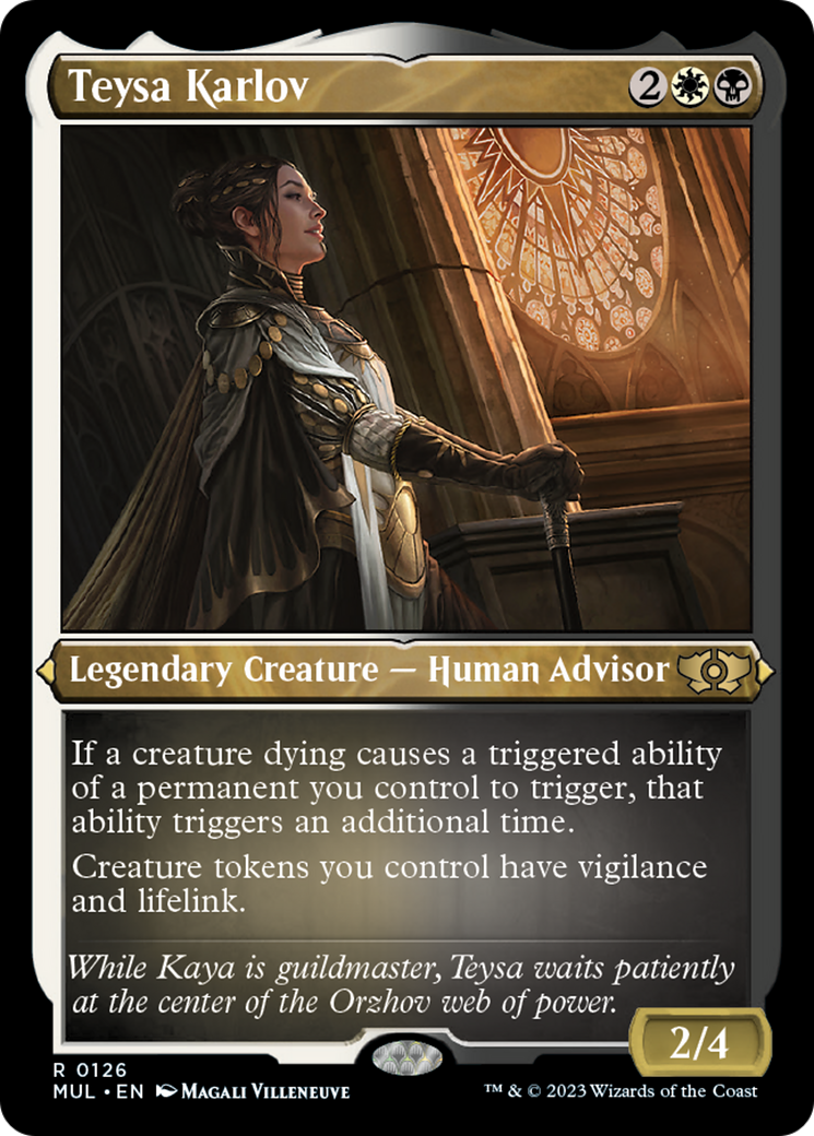 Teysa Karlov (Foil Etched) [Légendes multivers] 