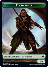Guerrier elfe // Jeton double face Shapeshifter [Jetons Kaldheim] 