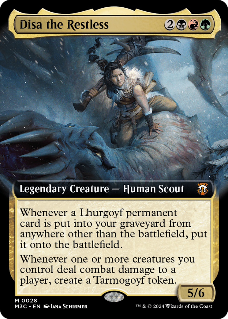 Disa l'agité (Art étendu) [Modern Horizons 3 Commander] 
