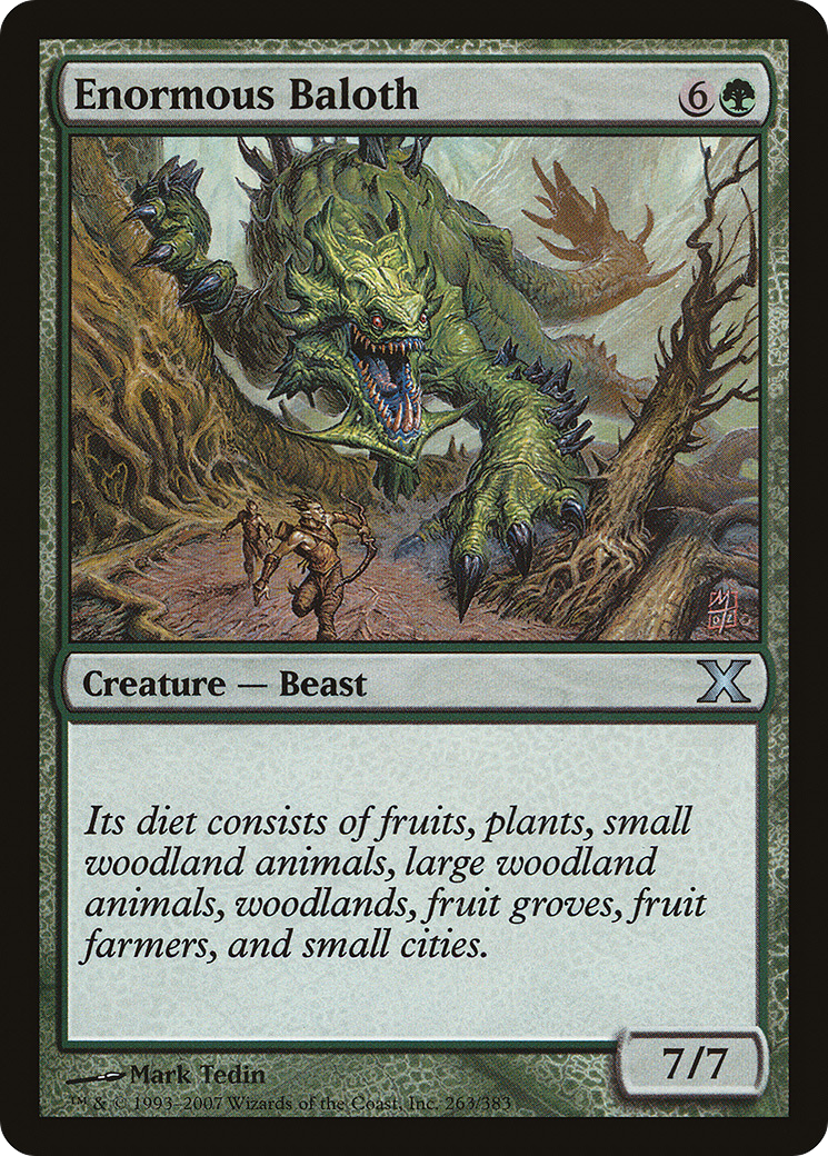 Enormous Baloth (10E-263) - Tenth Edition