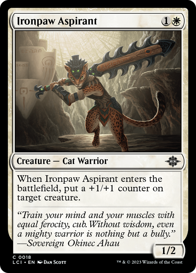 Aspirant Ironpaw [Les Cavernes Perdues d'Ixalan] 