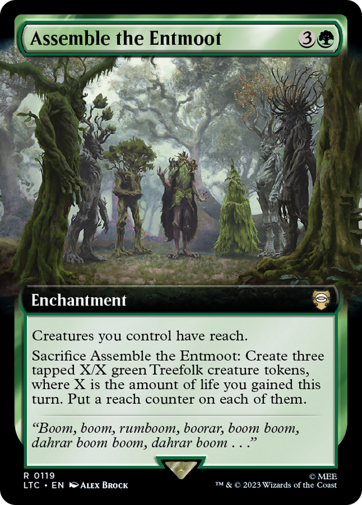 Assemblez l'Entmoot (Extended Art) [Le Seigneur des Anneaux : Contes du Commandant de la Terre du Milieu] 