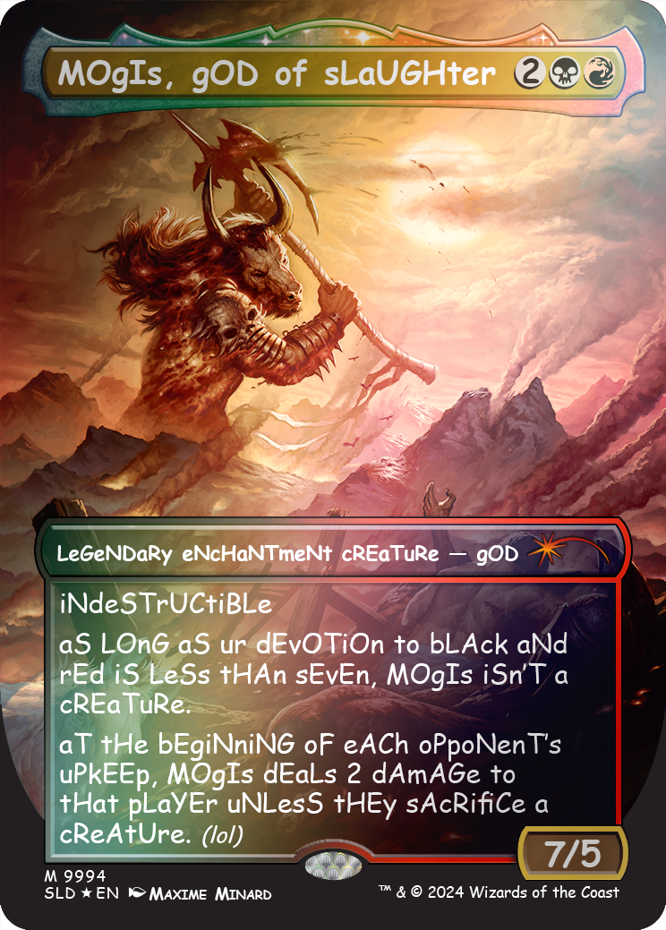 MOgIs, dieu du massacre (9994) (Rainbow Foil) [Secret Lair Drop Series] 