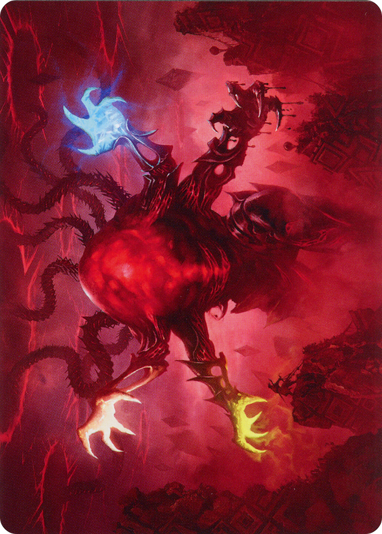 Omnath, Locus of All Art Card (51) [Marche de la série d'art de la machine] 