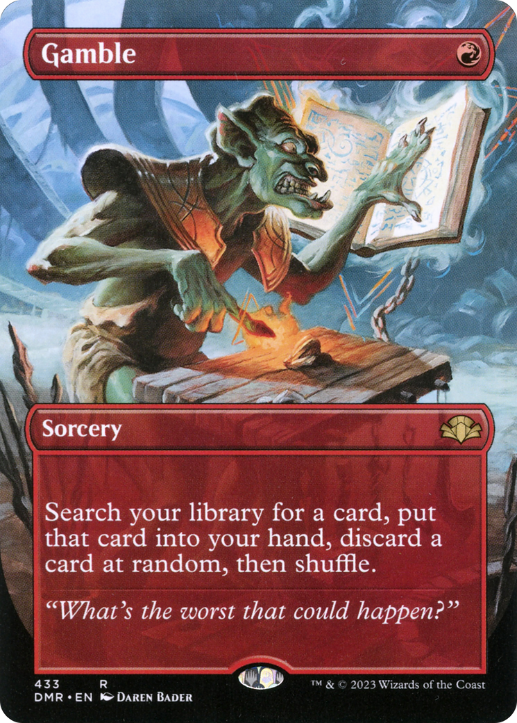 Gamble (Art alternatif sans frontières) [Dominaria Remastered] 