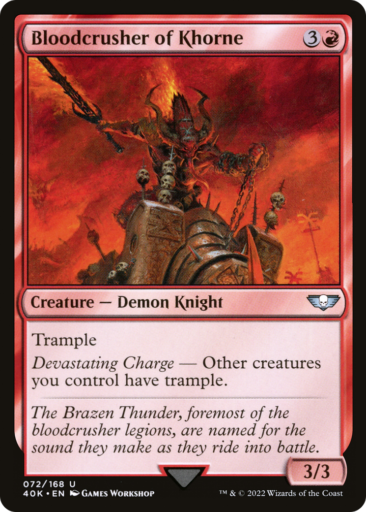 Broyeur de sang de Khorne [Warhammer 40,000] 