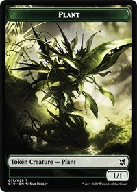 Plante // Jeton double face serpent [Jetons Commander 2019] 