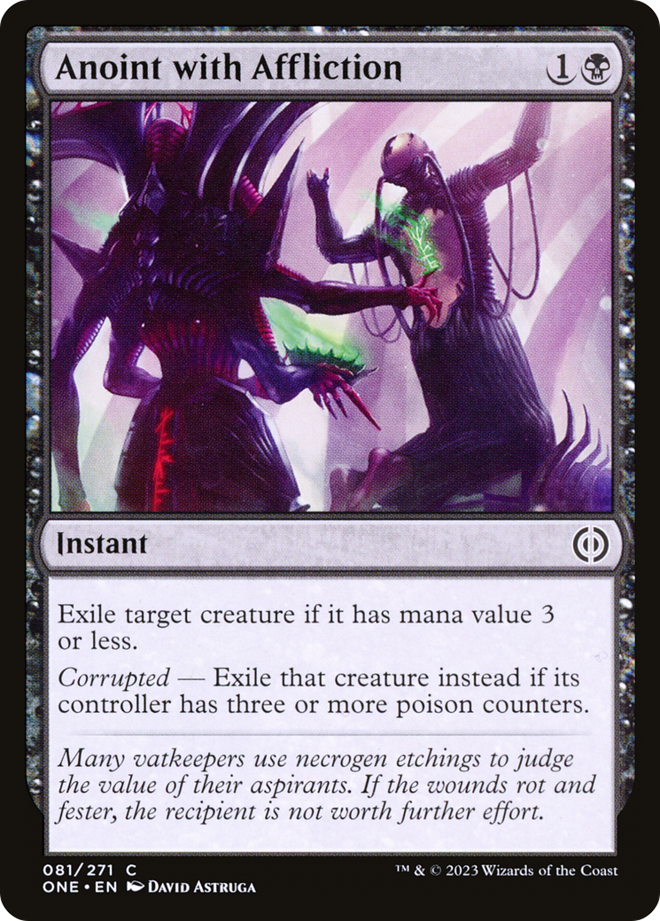Oindre d'affliction [Phyrexia : Tous seront un] 